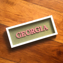 Load image into Gallery viewer, Littera II - Framed Name