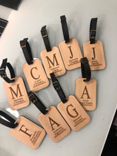 Load image into Gallery viewer, Wooden bag tags