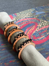 Load image into Gallery viewer, Gratitude Napkin Rings