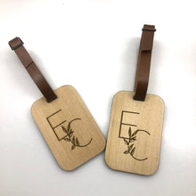 Load image into Gallery viewer, Wooden bag tags