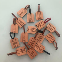 Load image into Gallery viewer, Wooden bag tags
