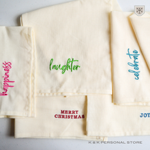 Load image into Gallery viewer, Embroidered Table Napkins
