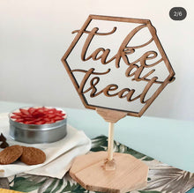 Load image into Gallery viewer, Wood Table Numbers/Labels
