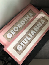 Load image into Gallery viewer, Littera II - Framed Name

