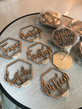 Load image into Gallery viewer, Wood Table Numbers/Labels
