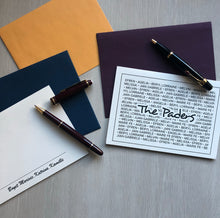 Load image into Gallery viewer, Apellido Flip Notecards

